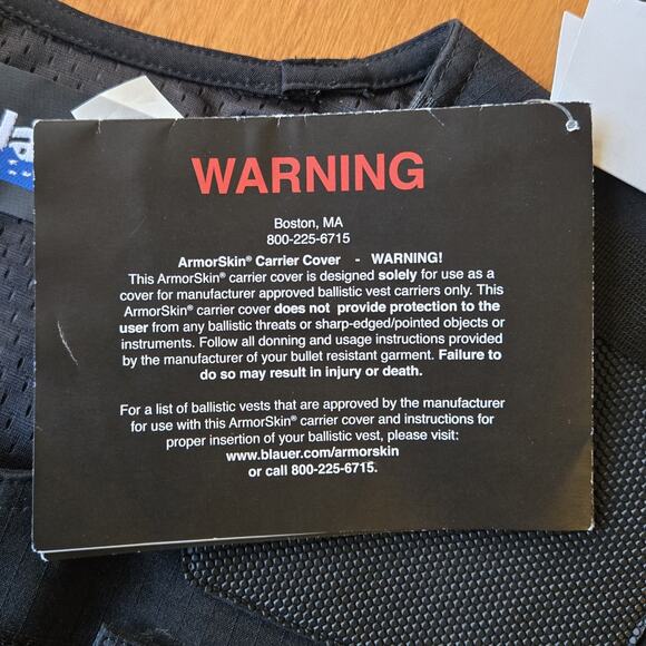 Blauer ArmorSkin TacVest 8375 Ripstop Molle System Black Size Medium Regular - Picture 8 of 8